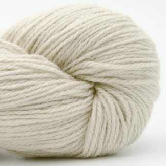 BC Garn Bio Balance Sh 01 Natural White is a GOTS certified Organic sport weight yarn, a blend of 55%wool/45%cotton with a melange finish.