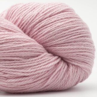 BC Garn Bio Balance Sh 020 Pink is a GOTS certified Organic sport weight yarn, a blend of 55%wool/45%cotton with a melange finish.