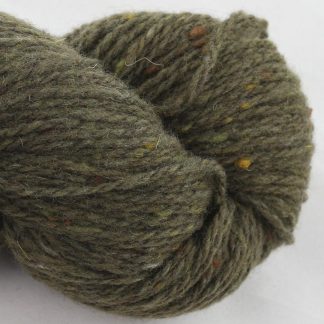 BC Garn Loch Lomond Sh17 Moss, organic pure wool with tweed nubs in a dk/worsted weight. Perfect for knitting colour work.