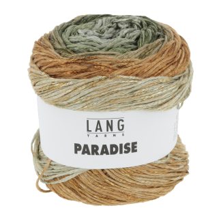 Lang Yarns Paradise Sh97. A silky soft chainette of colour graduating cotton and bamboo in DK weight. Perfect for summer holiday garments