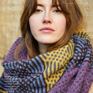 Rowan Knitting & Crochet Magazine 74 - Autumn /  Winter 2023 / 2024 featuring designs in Felted Tweed and new yarn Fine Tweed Haze