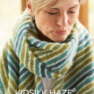 Rowan Kidsilk Haze Accessories - Shawls, scarves and wraps, 10 new designs using the ever popular Rowan Yarns Kidsilk Haze